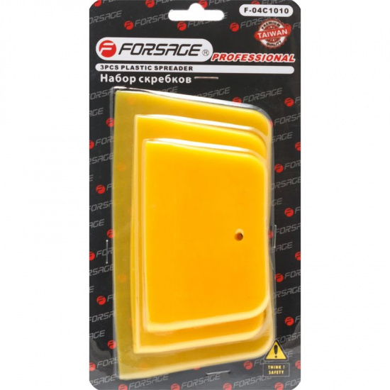 FORSAGE Комплект шпателей пластиковых, 3пр. на блистере F-04C1010 - 1
