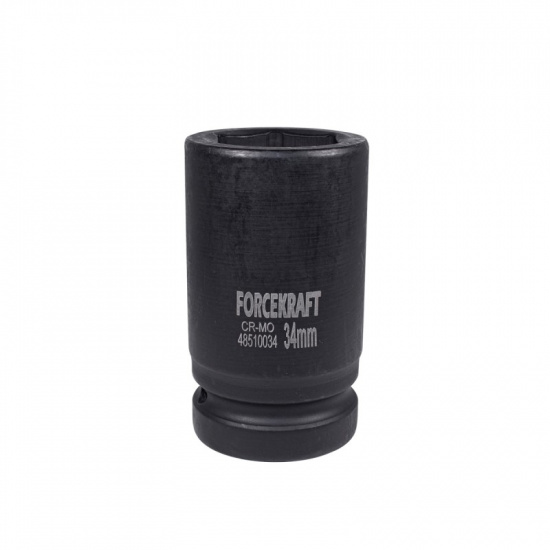 FORCEKRAFT Головка ударная глубокая 1'', 34мм (6гр.) FK-48510034 - 1
