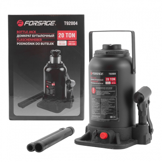 FORSAGE Домкрат бутылочный 20т F-T92004(DS) - 1