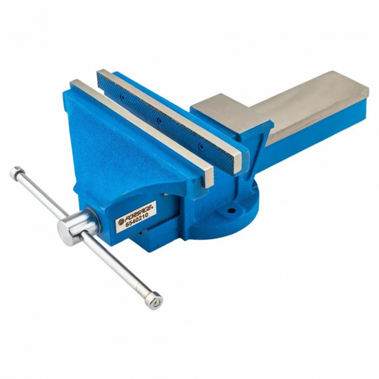 FORSAGE Тиски стальные с наковальней 10"-250мм F-6540210 - 1