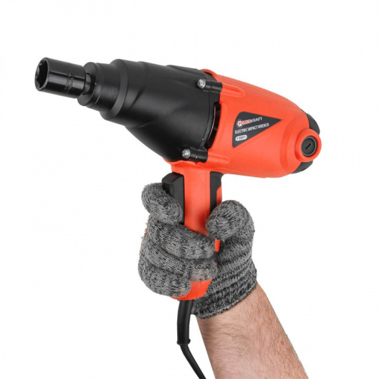 FORCEKRAFT Гайковерт ударный электрический 1/2" (220-240V, 1010W, 500Нм) с комплектом головок (17, 19, 21, 22мм) FK-F-03071 - 1