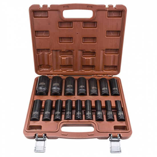 FORSTIME Набор головок ударных глубоких 16пр.1/2''(6-гр.) FT-4167-5MPB - 1
