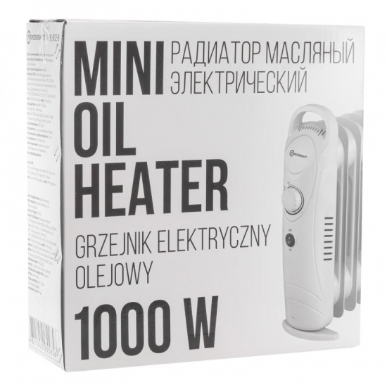 FORCEKRAFT Радиатор масляный электрический (220-240V, 1000W, 9 секций, 1 режим нагрева) FK-YL-B12-9 - 1