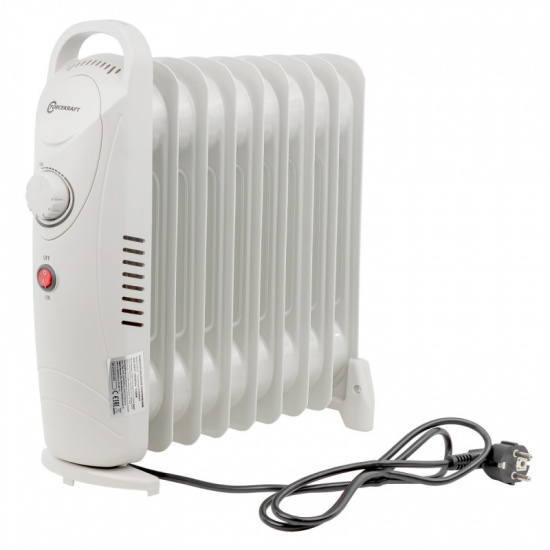 FORCEKRAFT Радиатор масляный электрический (220-240V, 1000W, 9 секций, 1 режим нагрева) FK-YL-B12-9 - 1