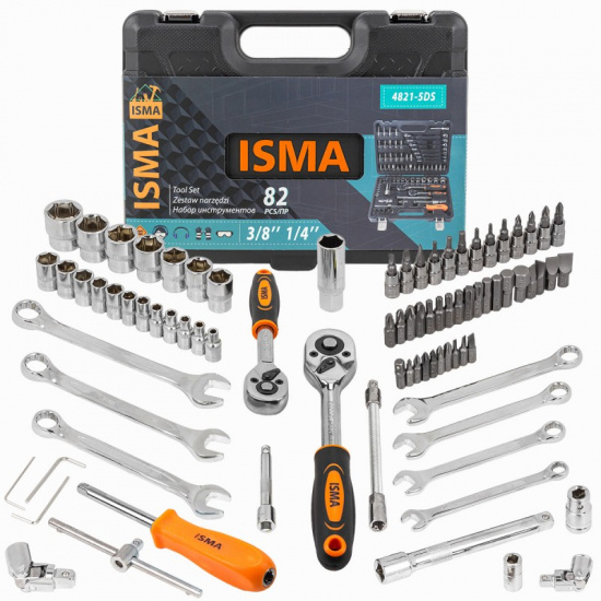 ISMA Набор инструментов 82 пр. ISMA-4821-5DS-м - 1