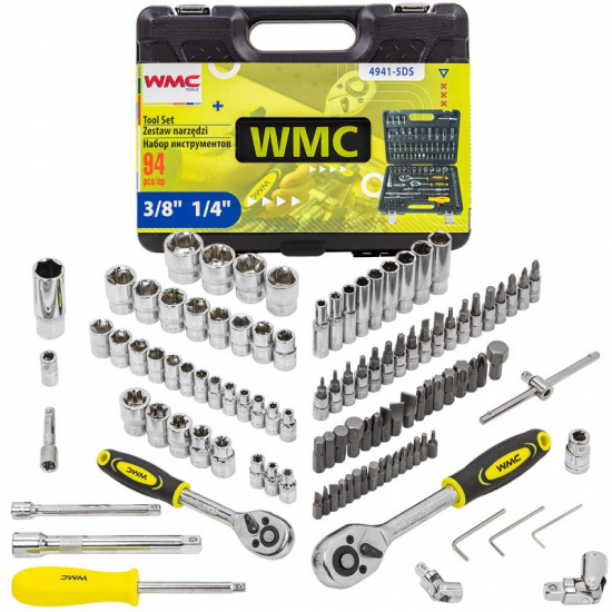 WMC TOOLS Набор инструментов 94 пр. WMC-4941-5DS-м - 1