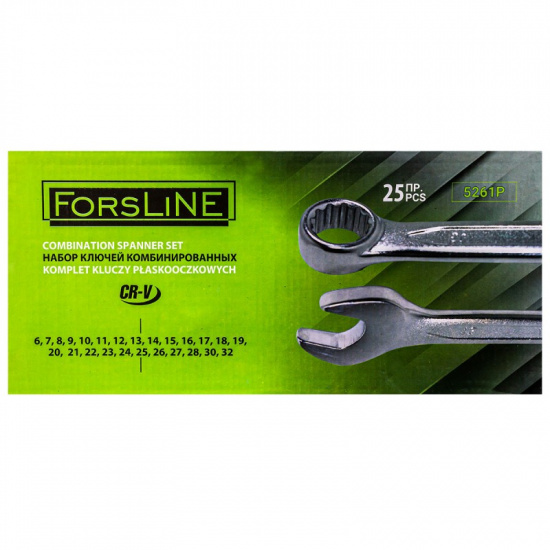 FORSLINE Набо ключей комбинированных 25 пр. FL-5261P - 1