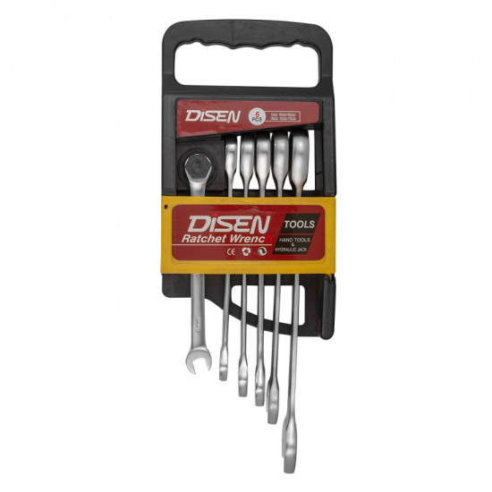 DISEN Ключи трещоточные (8-17мм), набор 6пр. DSH1505 - 1