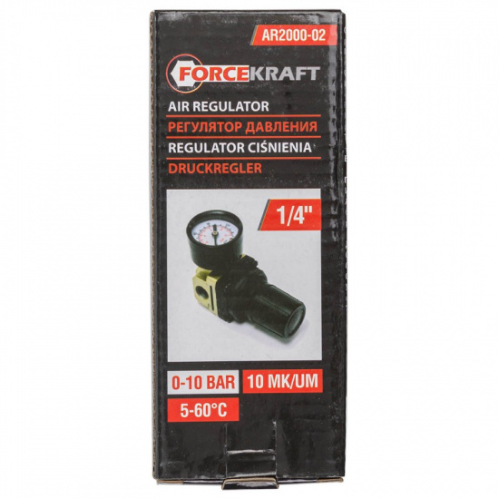 FORCEKRAFT Регулятор давления воздуха 1/4" FK-AR2000-02 - 1