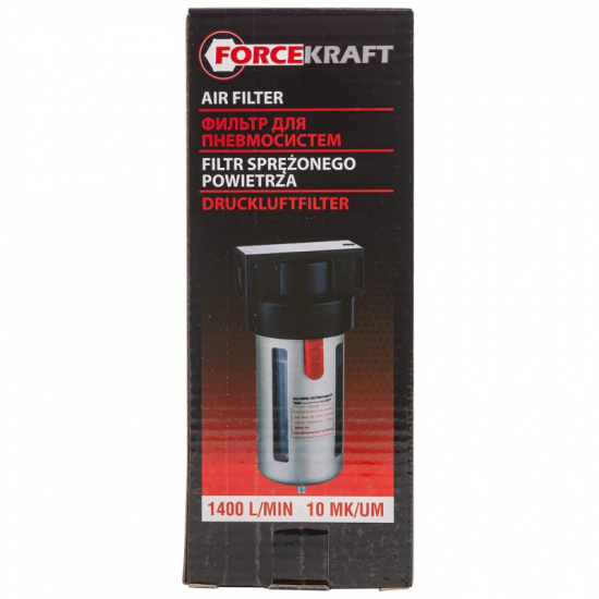 FORCEKRAFT Фильтр воздушный для пневмосистем 1/2" FK-BF4000 - 1