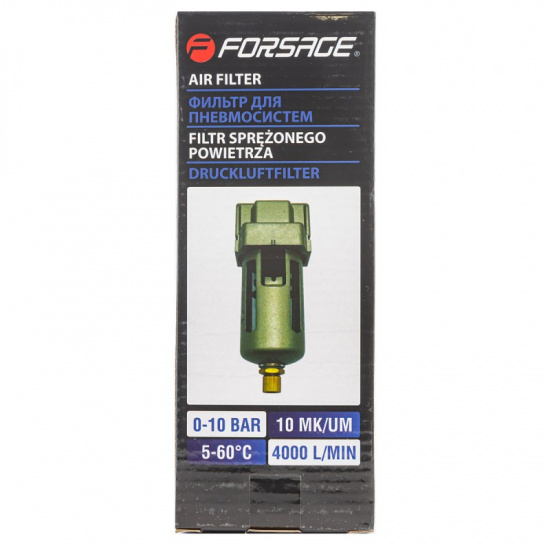 FORSAGE Фильтр воздушный для пневмосистем 1/2" F-AF4000-04 - 1