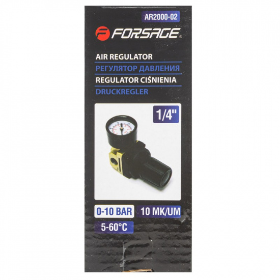 FORSAGE Регулятор давления воздуха 1/4" F-AR2000-02 - 1