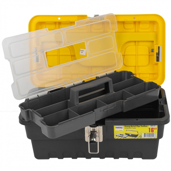 WMC TOOLS Ящик пластмассовый 16", 210x395x177мм WMC-SM 01 - 1