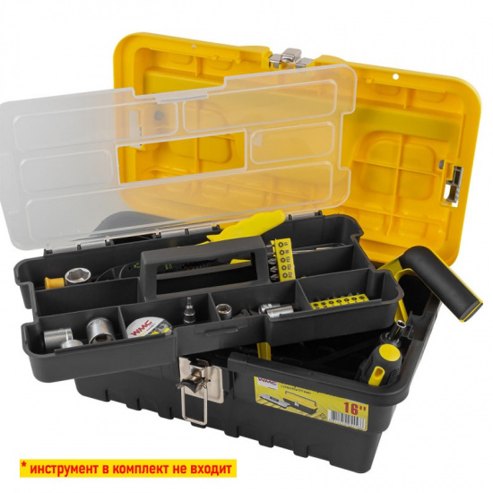 WMC TOOLS Ящик пластмассовый 16", 210x395x177мм WMC-SM 01 - 1