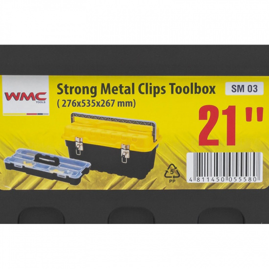 WMC TOOLS Ящик пластмассовый 21", 276x535x267мм WMC-SM 03 - 1