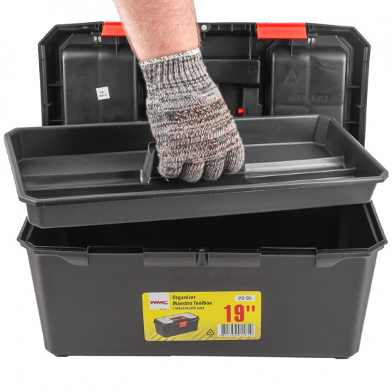 WMC TOOLS Ящик пластмассовый 19", 480x230x230мм WMC-PO.05 - 1