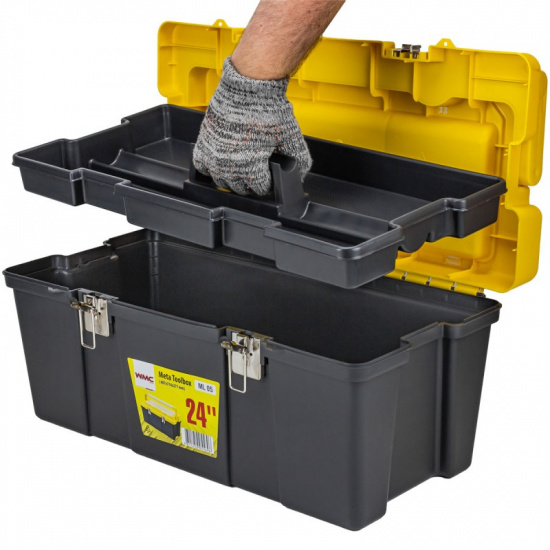 WMC TOOLS Ящик пластмассовый 24", 607x314x277мм WMC-ML.05 - 1