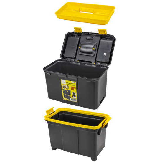 WMC TOOLS Ящик пластмассовый на колесах 18", 585x450x270мм WMC-PO.10M - 1