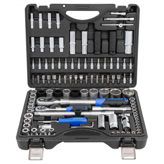 FORSAGE Набор инструментов 108пр. 1/4", 1/2" (6гр.) F-41082-5L NEW - 1