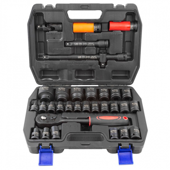 FORSAGE Набор инструментов ударных 32пр.1/2"(6гр.)(10-32мм, Cr-Mo) F-4323-5MPB - 1