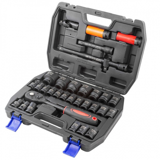 FORSAGE Набор инструментов ударных 32пр.1/2"(6гр.)(10-32мм, Cr-Mo) F-4323-5MPB - 1