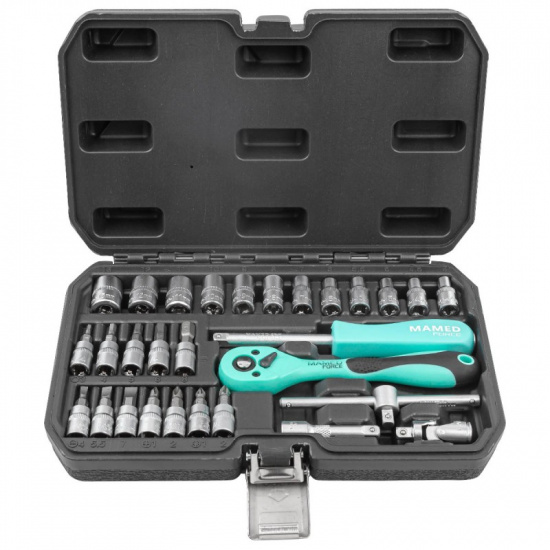 MAMEDFORCE Набор инструментов PROFI 29пр. 1/4"(6гр)(4-13мм) MF-2291-5 - 1
