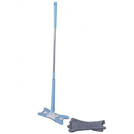 WMC TOOLS Швабра Х-образная с функцией отжима WMC-22(blue) - 1
