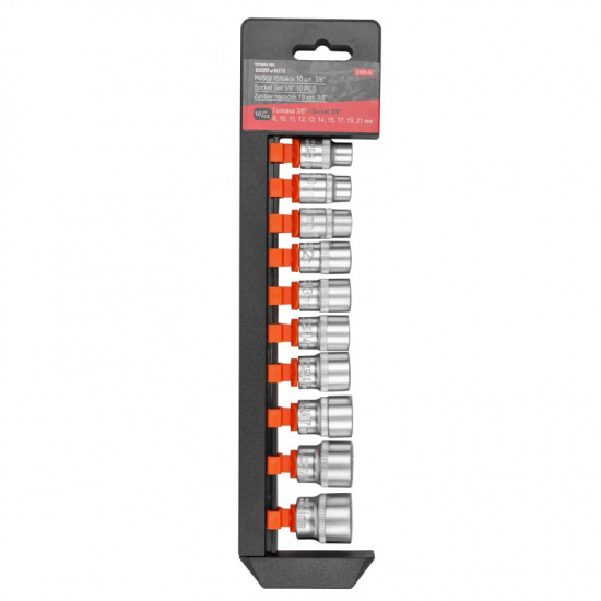 BAUMAUTO Головки, набор 10пр., 3/8" (8, 10-15, 17, 19, 21мм) BM-3101-5 - 1