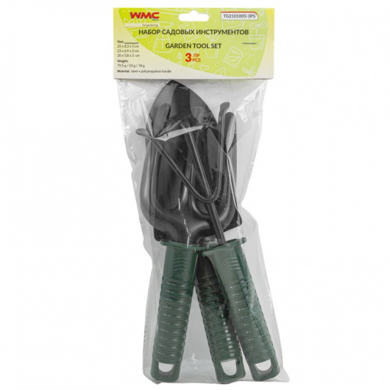 WMC TOOLS Набор садового инструмента 3пр. WMC-TG2101005-3PS - 1