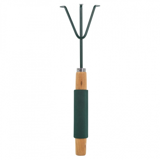 WMC TOOLS Рыхлитель 3-зубый для почвы с деревянной рукояткой WMC-TG2104020-L - 1