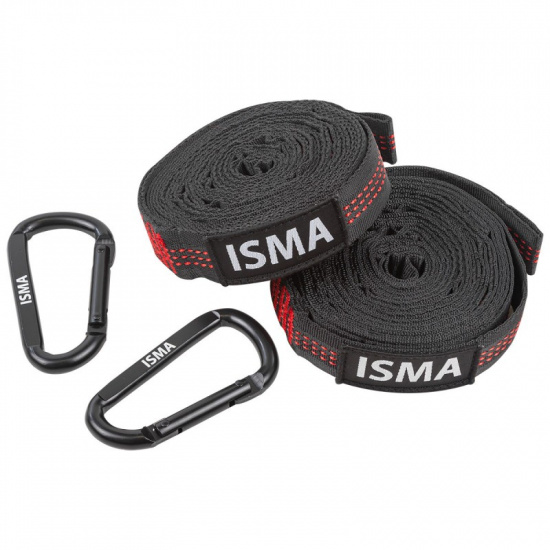 ISMA Лента для крепления гамака с карабинами ISMA-HS-002 - 1