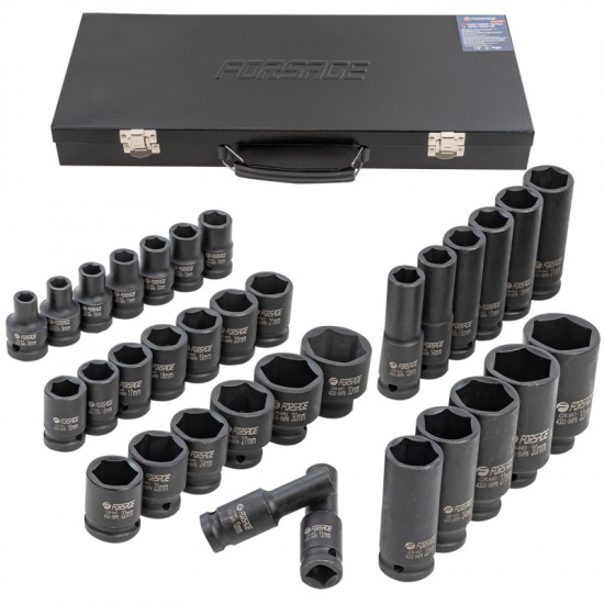 FORSAGE Набор головок ударных 33пр. 1/2" (6гр.) F-4333-5MPB - 1