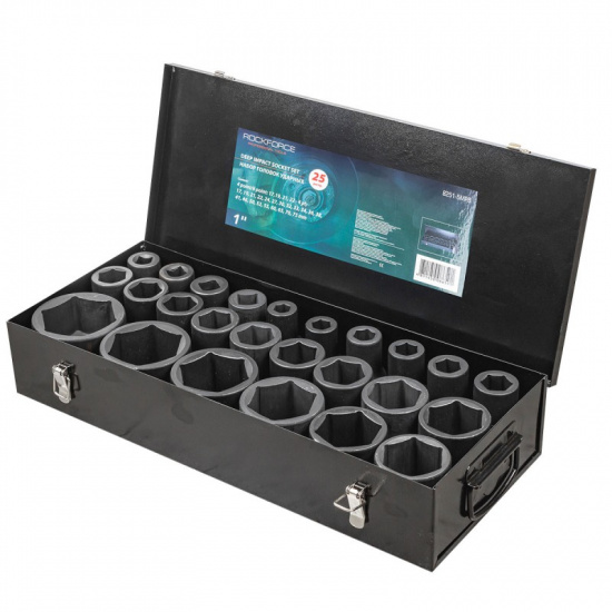 ROCK FORCE Набор головок ударных 25пр. 1", 6гр. RF-8251-5MPB - 1