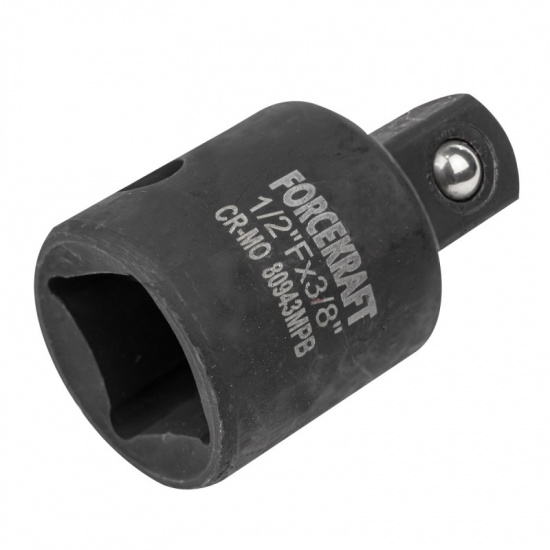 FORCEKRAFT Адаптер-переходник ударный 1/2"(F)х3/8"(M) FK-80943MPB - 1