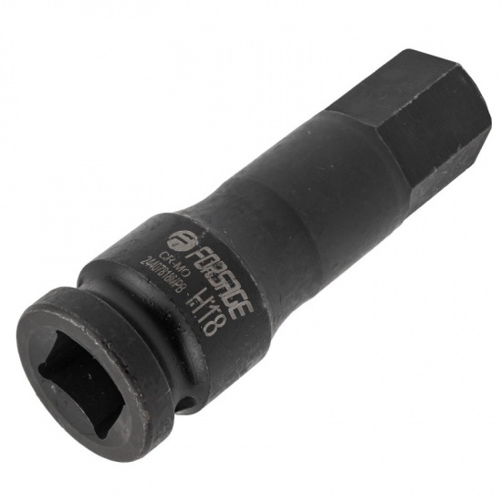 FORSAGE Головка-бита 6-гранная ударная 18мм,1/2" F-24407818MPB - 1