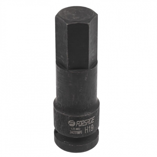 FORSAGE Головка-бита 6-гранная ударная 19мм,1/2" F-24407819MPB - 1
