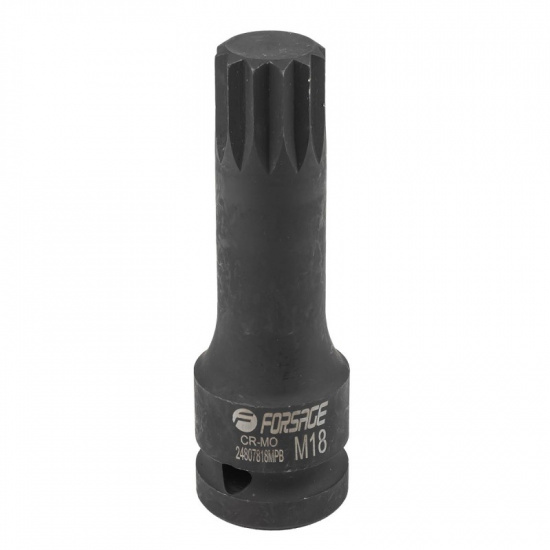 FORSAGE 1/2" головка-бита SPLINE ударная M18 F-24807818MPB - 1