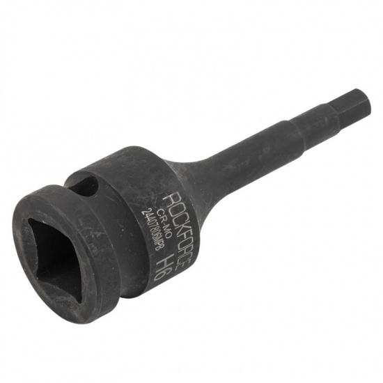 ROCK FORCE Головка-бита 6-гранная ударная 6мм,1/2" RF-24407806MPB - 1