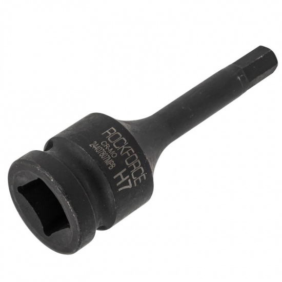 ROCK FORCE Головка-бита 6-гранная ударная 7мм,1/2" RF-24407807MPB - 1