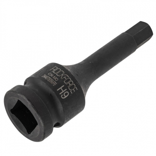 ROCK FORCE Головка-бита 6-гранная ударная 9мм,1/2" RF-24407809MPB - 1