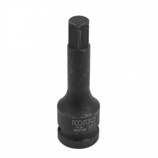 ROCK FORCE Головка-бита 6-гранная ударная 11мм,1/2" RF-24407811MPB - 1
