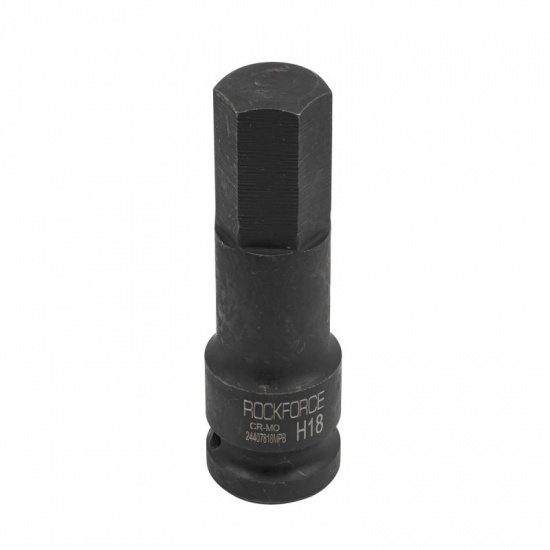 ROCK FORCE Головка-бита 6-гранная ударная 18мм,1/2" RF-24407818MPB - 1