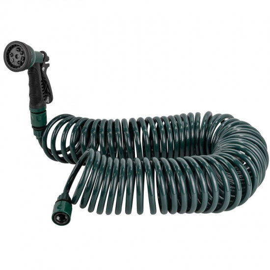 WMC TOOLS Шланг винтовой садовый с пистолетом-распылителем 15м WMC-TG7106004NEW-15M - 1