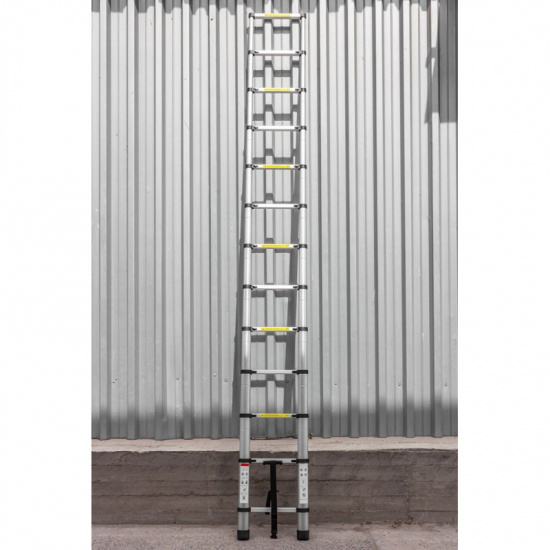 FORSAGE Лестница телескопическая алюм. бытовая 3.8м (13 ступ.) F-UP380 - 1