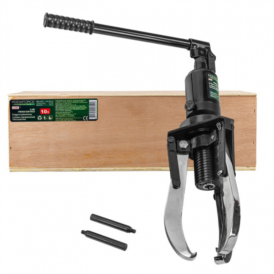 ROCK FORCE Съемник гидравлический трехзахватный 10т RF-L10S - 1