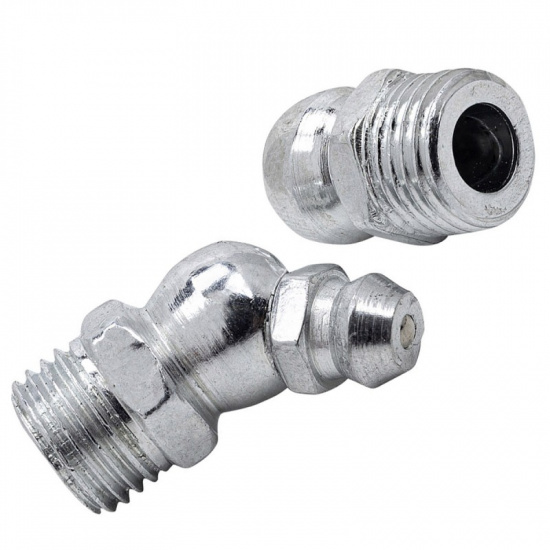 FORSAGE Пресс-масленка 8мм угловая (45град.), комплект 10 шт. F-GN-01-45-8MM - 1