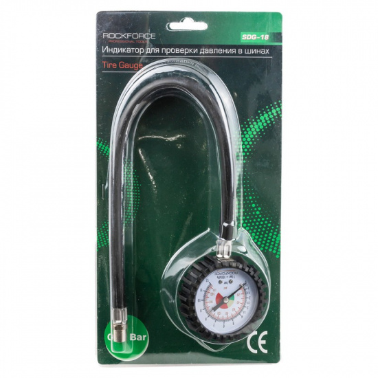 ROCK FORCE Индикатор для проверки давления в шинах (0-12 Bar) RF-SDG-18 - 1