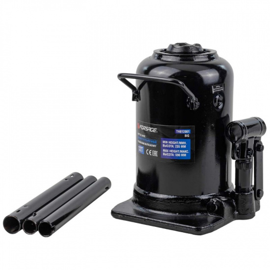 FORSAGE Домкрат бутылочный двухштоковый 12т F-TH812001 - 1