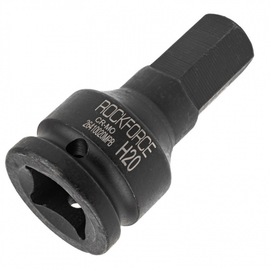 ROCK FORCE Головка-бита ударная 6-гранная 20мм, 3/4" RF-26410020MPB - 1