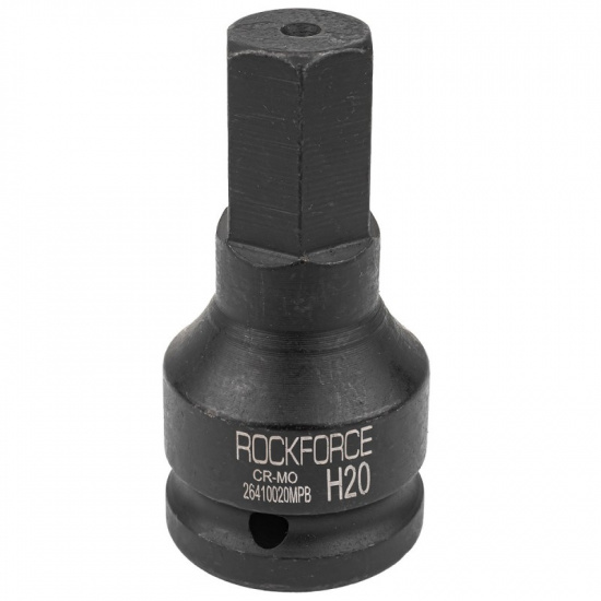 ROCK FORCE Головка-бита ударная 6-гранная 20мм, 3/4" RF-26410020MPB - 1